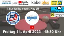 Badener AC Tischtennis - Live Stream gegen SPG Linz 14.04.2023